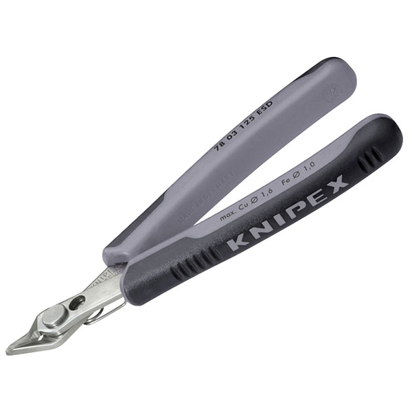 Knipex 78 03 125 ESDSB ESD Electronic Super Knips® Flat 125mm