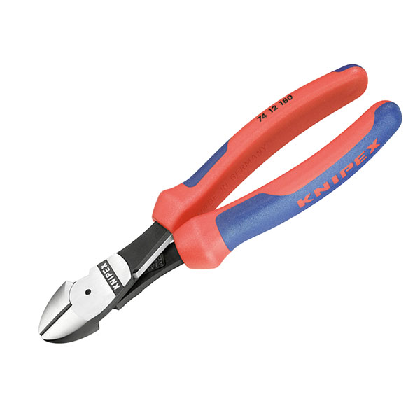 Knipex 74 12 180 SB High Leverage Diagonal Cutters Multi-Comp Grip...