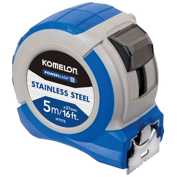 Komelon IPT57E Stainless Steel PowerBlade™ Pocket Tape 5m/16ft (Wi...