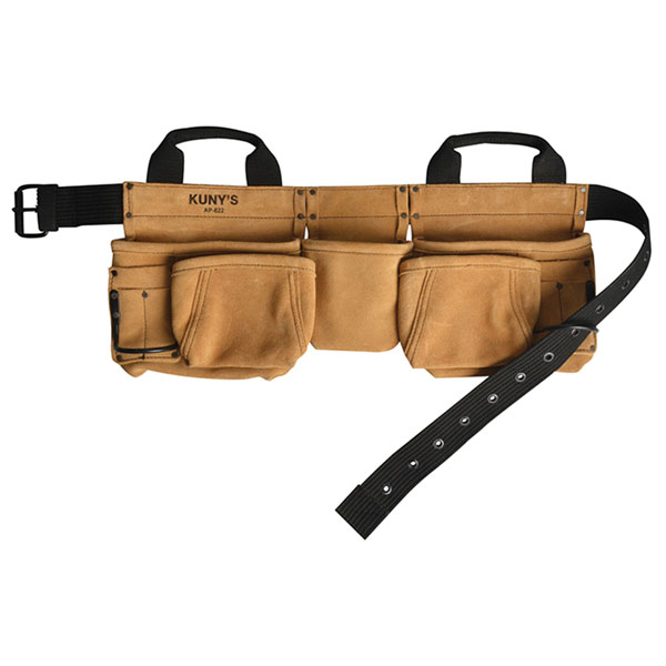 Kuny's AP622A AP-622A Carpenter's Apron Split Grain Leather
