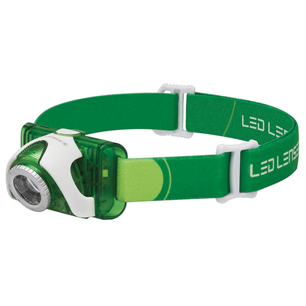 Ledlenser 6103 SEO3 LED Headlamp - Green (Test-It Pack)