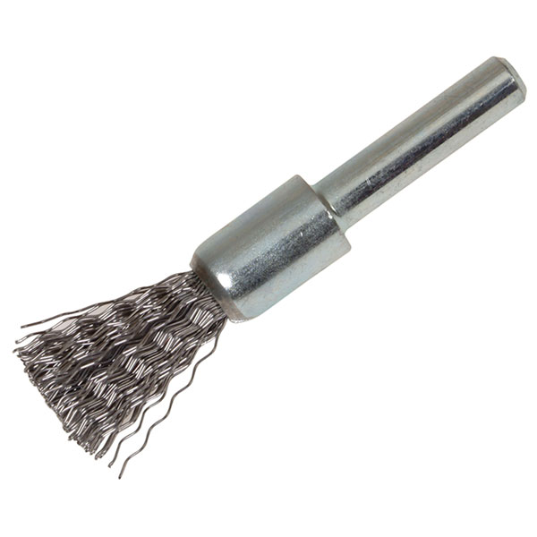 Wire End Brush 25mm x 6mm Shank