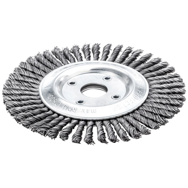 Lessmann 473.801.40 Pipeline Brush 40 Knots 125 x 22.2mm Bore S/St...