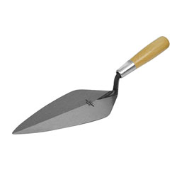 33 London Pattern Brick Trowel Wooden Handle 10in