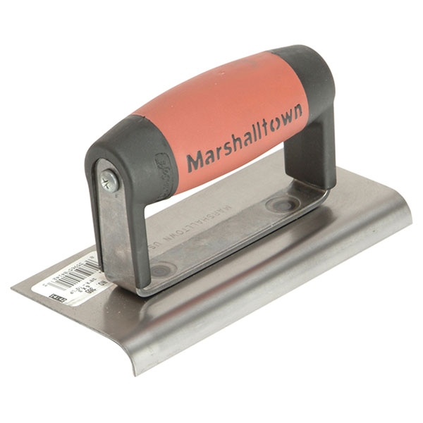 Marshalltown M36D Cement Edger Straight End DuraSoft Handle 6 x 3in