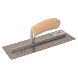 MXS1 Plasterer's Finishing Trowel Wooden Handle 11 x 4.1/2in