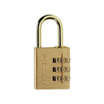 Brass Finish 40mm 4-Digit Combination Padlock