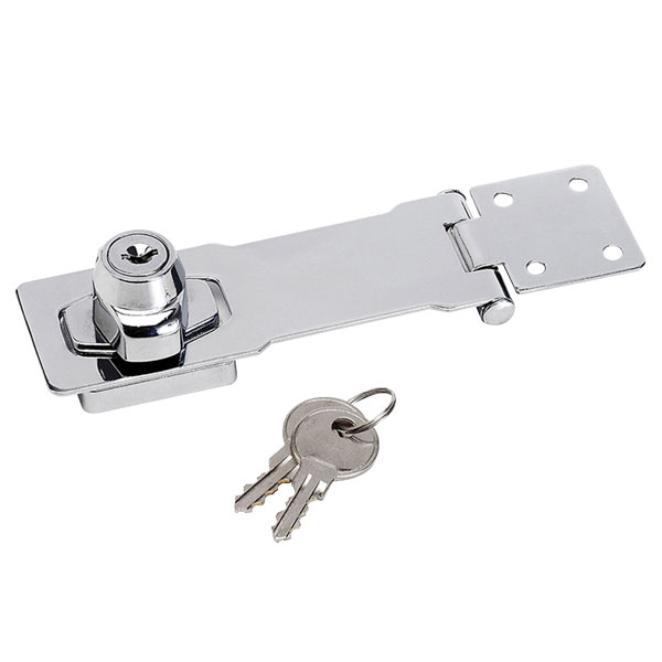 Master Lock 725EURD Chrome Plated Steel Locking Hasp 117mm