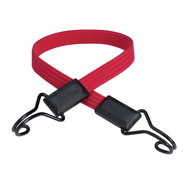  3224EURDAT Flat Bungee 60cm Red Double Hook