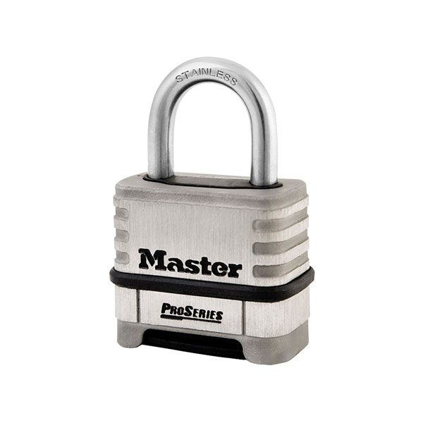 Master Lock 1174D ProSeries® Stainless Steel 4-Digit 57mm Padlock