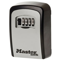 5401 Standard Wall Mounted Key Lock Box (Up To 3 Keys) - Black