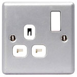 Metal Clad Switched Socket 1-Gang 13A
