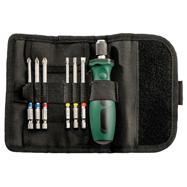Metabo 626723000 Bit Roll-Up Case Set, 7 Piece