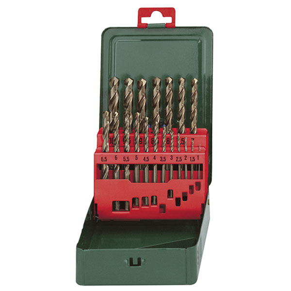  627157000 HSS-CO Drill Bit Set 19 Piece