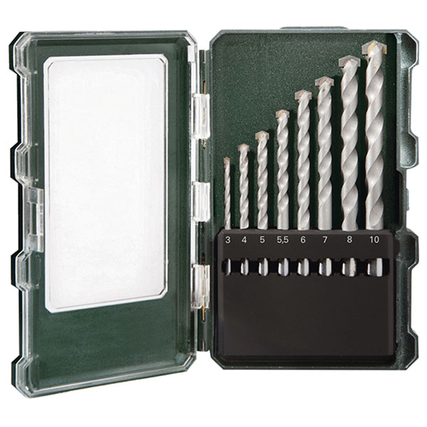 Metabo 626706000 Masonry Drill Set 8 Piece 3-10mm