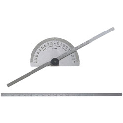 Protractor Type Depth Gauge Metric/Imperial 0-6in