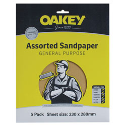 Glasspaper Sanding Sheets 230 x 280mm Grade 1 (25)