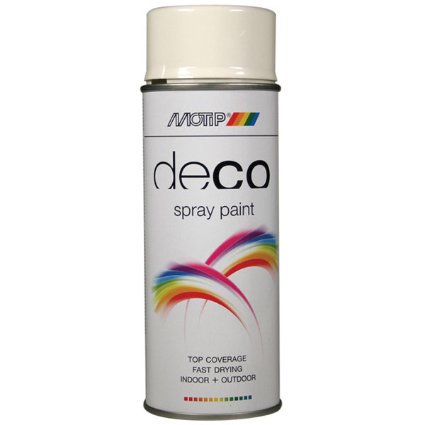  01601 Deco Spray Paint Matt RAL 9005 Deep Black 400ml