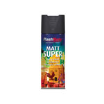 Plastikote Super Spray Matt Black & White 400ml