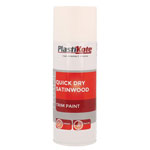 Trade Quick Dry Trim Spray Satinwood White 400ml