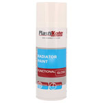 Trade Radiator Spray Paint Gloss White 400ml