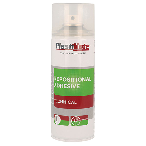 PlastiKote 440.0071030.076 Trade Repositional Spray Adhesive 400ml