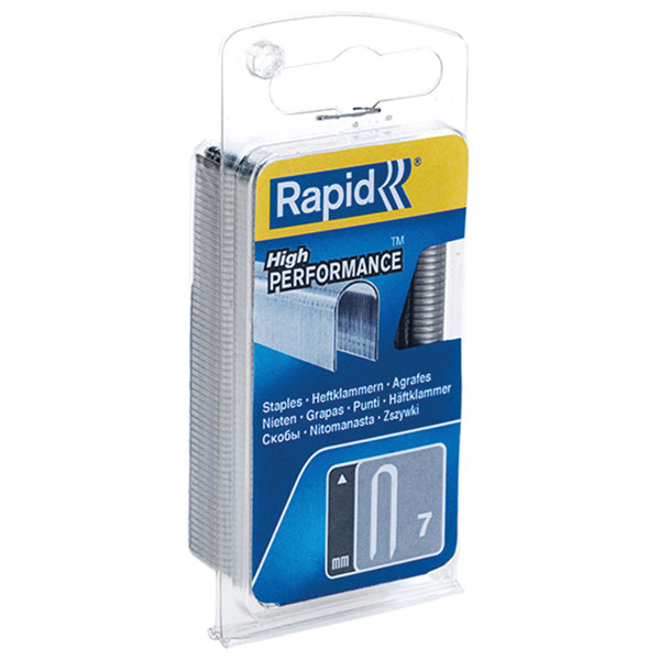 Rapid 40109523 7/12mm Cable Staples Narrow Box 960