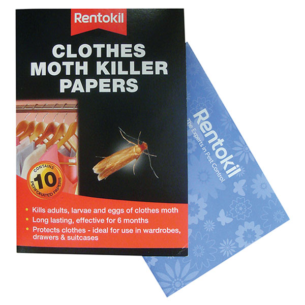 Rentokil FA115 Clothes Moth Papers (Pack 10)