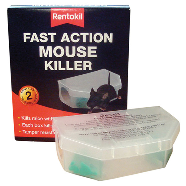  PSF135 Fast Action Mouse Killer (Twin Pack)