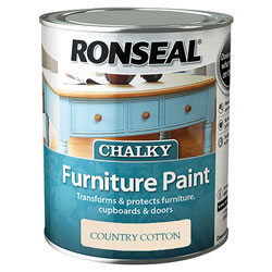 Chalky Furniture Paint Vintage White 750ml