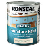 Chalky Furniture Paint Vintage White 750ml