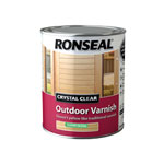 Crystal Clear Outdoor Varnish Satin 250ml