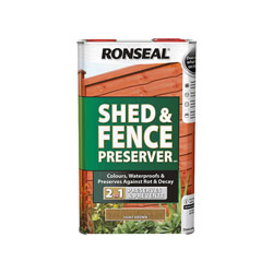 Shed & Fence Preserver Light Brown 5 litre