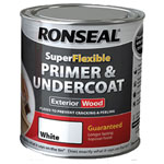 Super Flexible Wood Primer & Undercoat White 750ml