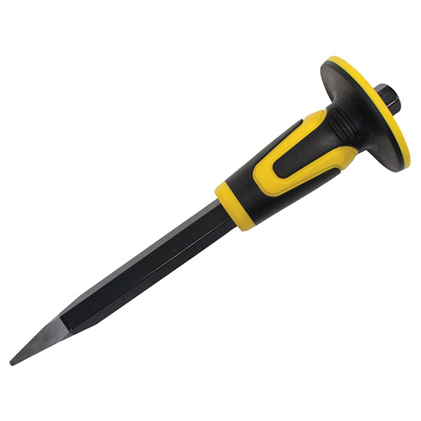 Roughneck 31-998 Concrete Chisel With Guard 300 x 25 x 4mm Point