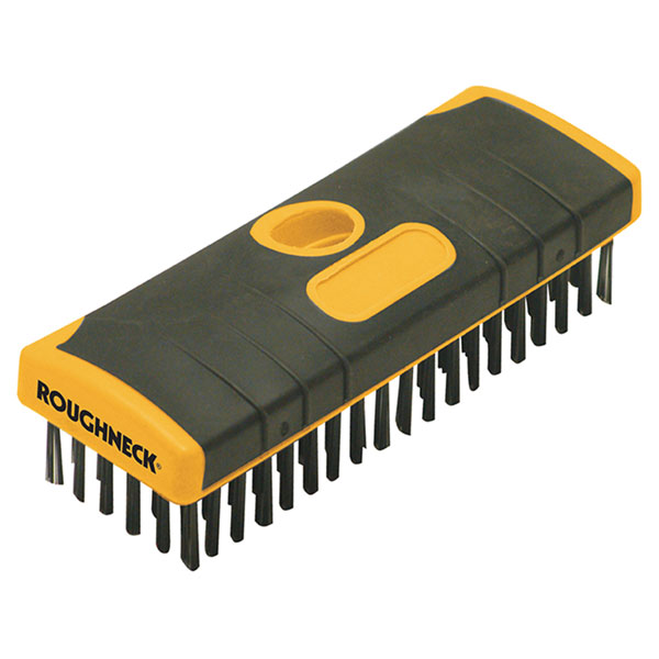 Roughneck 52-060 Heavy-Duty Scrub Brush Soft Grip 200mm (8in) NO H...