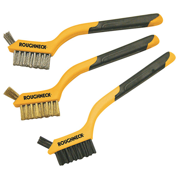 Roughneck 52-005 Mini Wire Brush Set 3 Piece