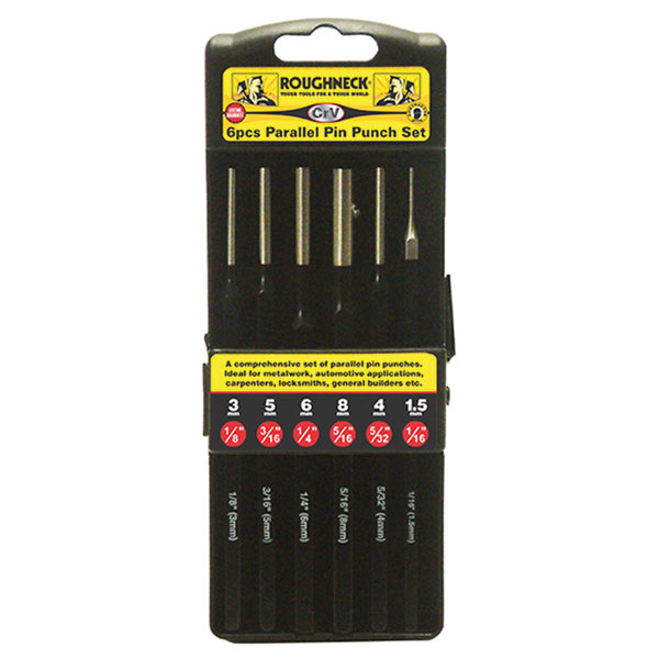 Click to view product details and reviews for Roughneck 31 178 Parallel Pin Punch Set 6 Piece.