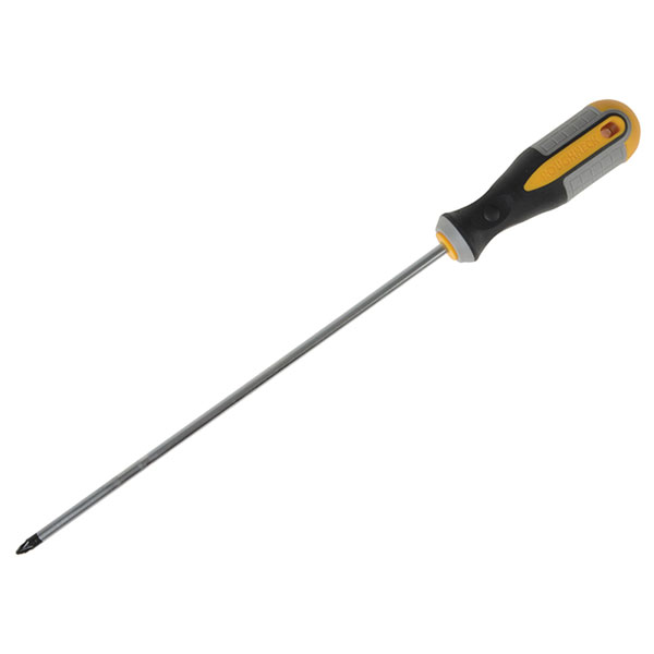 Roughneck Magnetic Pozi Long Reach Screwdriver PZ2 250mm