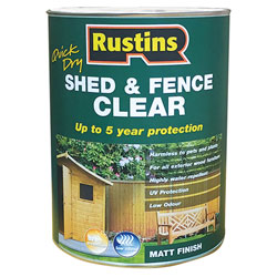 Quick Dry Shed and Fence Clear Protector 1 litre