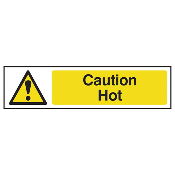 Scan 5115 Caution Hot - PVC 200 x 50mm