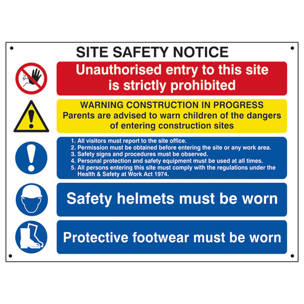 Scan 4550 Composite Site Safety Notice - FMX 800 x 600mm