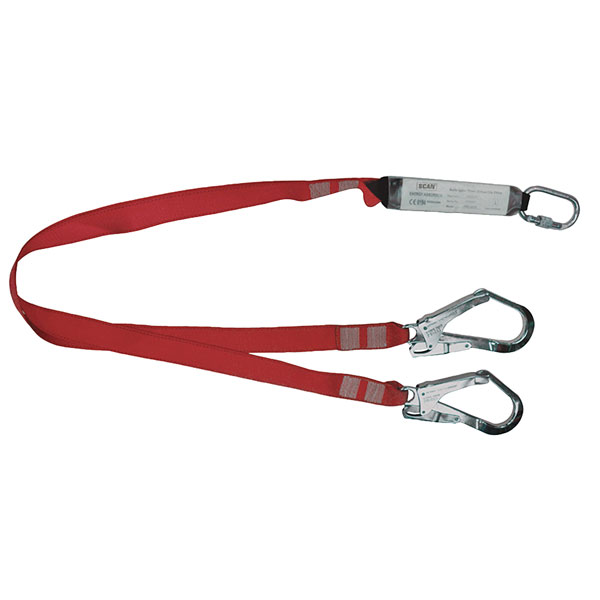  JE312205 Fall Arrest Twin Lanyard 1.8m