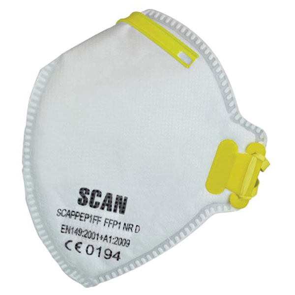 Scan 2EFA21 Fold Flat Disposable Mask FFP1 (Pack of 3)