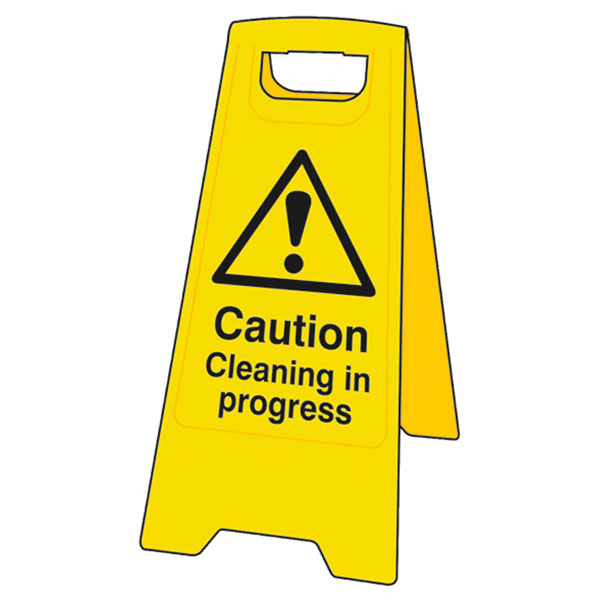 Scan 4703 Heavy-Duty 'A' Board: Caution Cleaning In Progress