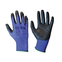 Max. Dexterity Nitrile Gloves - L (Size 9)