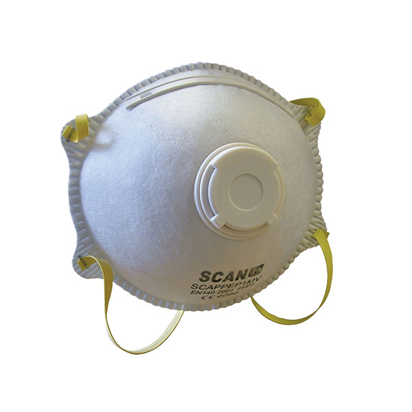Scan SCAPPEP1MVB Moulded Disposable Mask Valved FFP1 Protection (B...