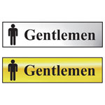Gentlemen - Polished Brass Effect 200 x 50mm