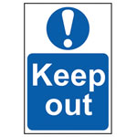 Keep Out - PVC 200 x 300mm