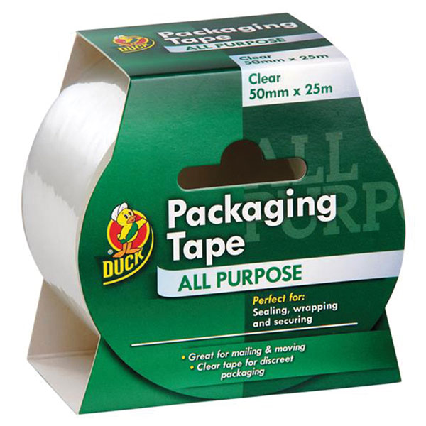  223554 Duck Tape® Packaging Tape 50mm x 25m Brown